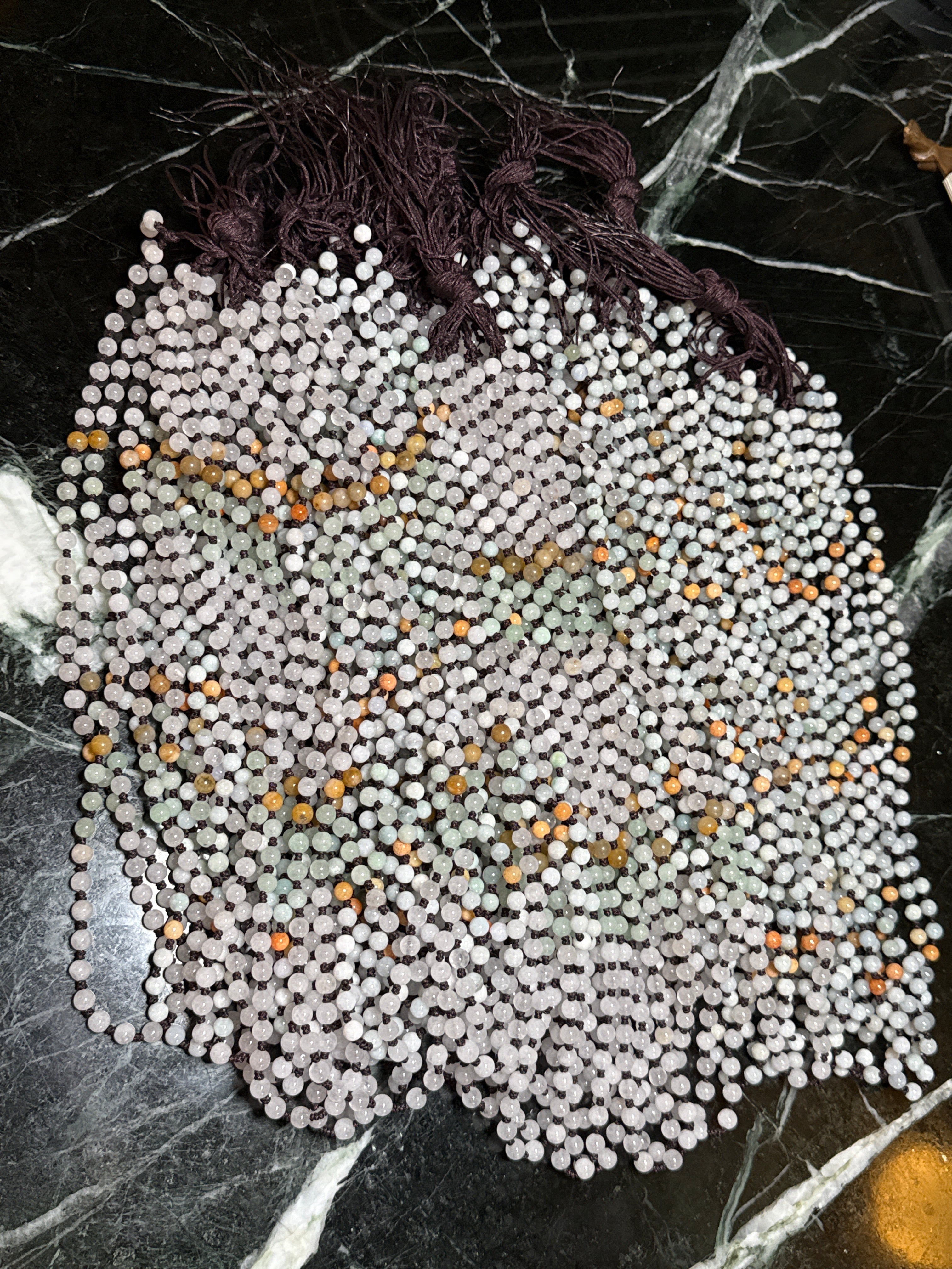 Natural Burmese Jadeite Strand 6mm