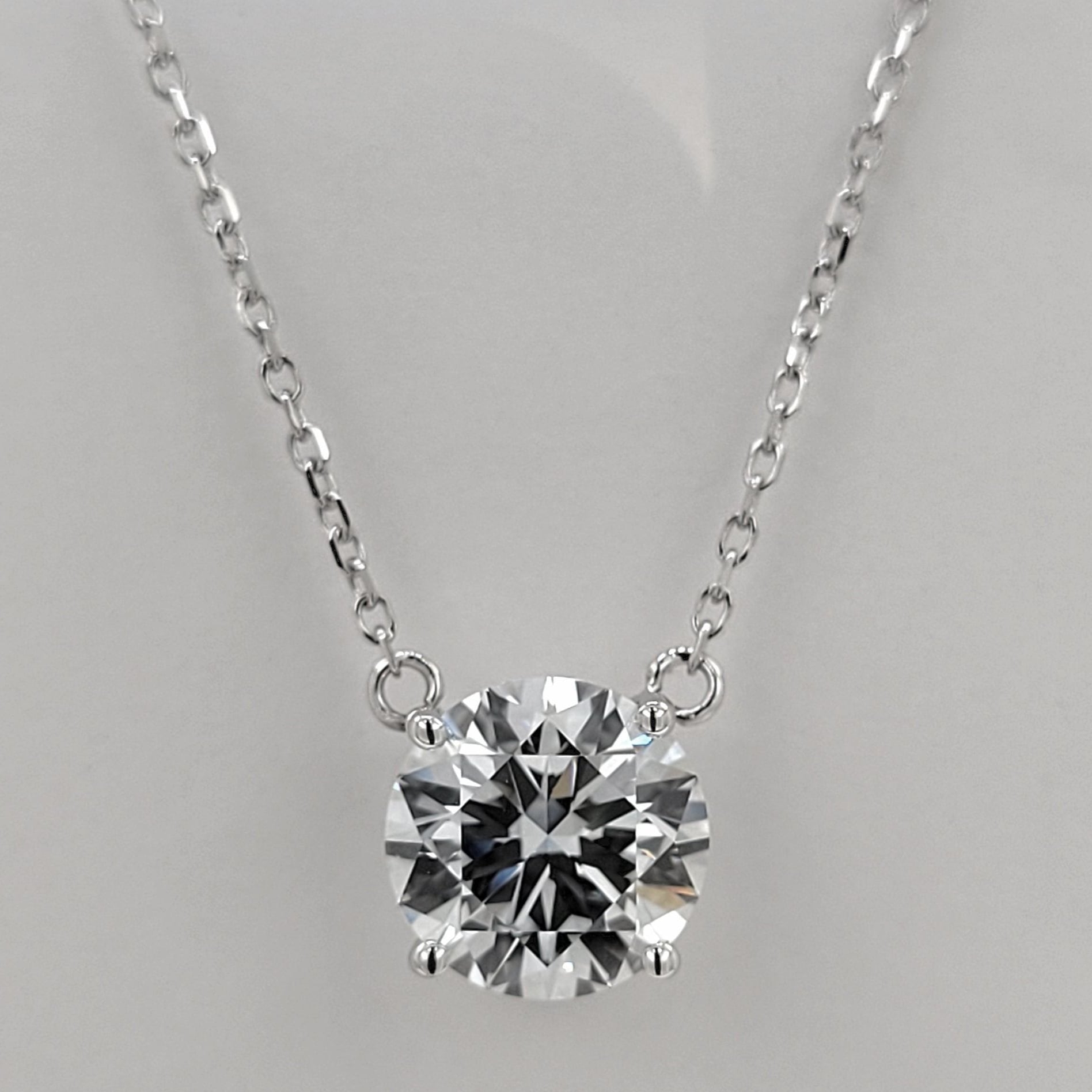 M & Co. Bezel & Prong Diamond Pendant Necklace,