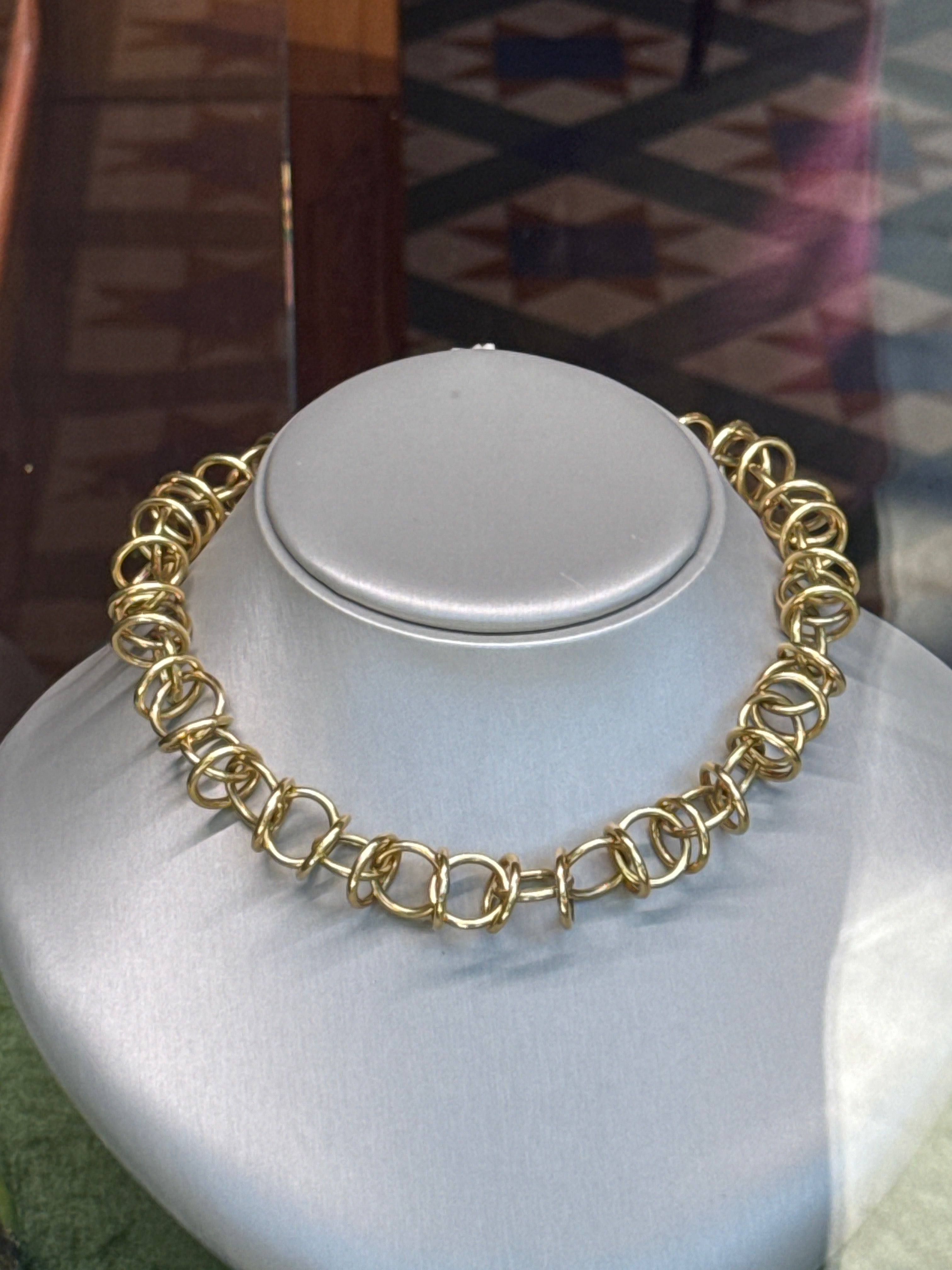 Paloma Picasso 18k YG Interlocking Necklace