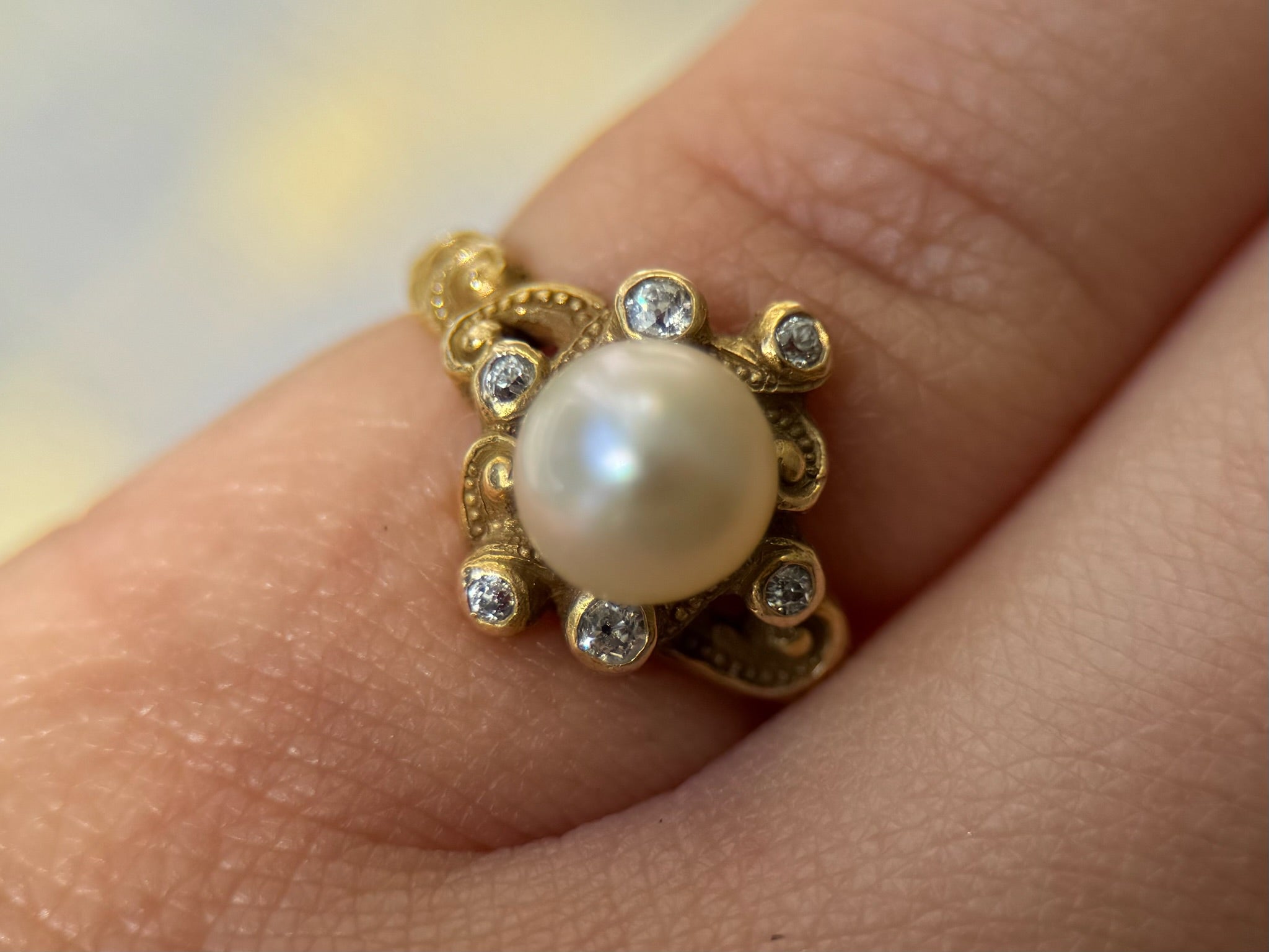 Marcus & Co Natural Saltwater Pearl Ring