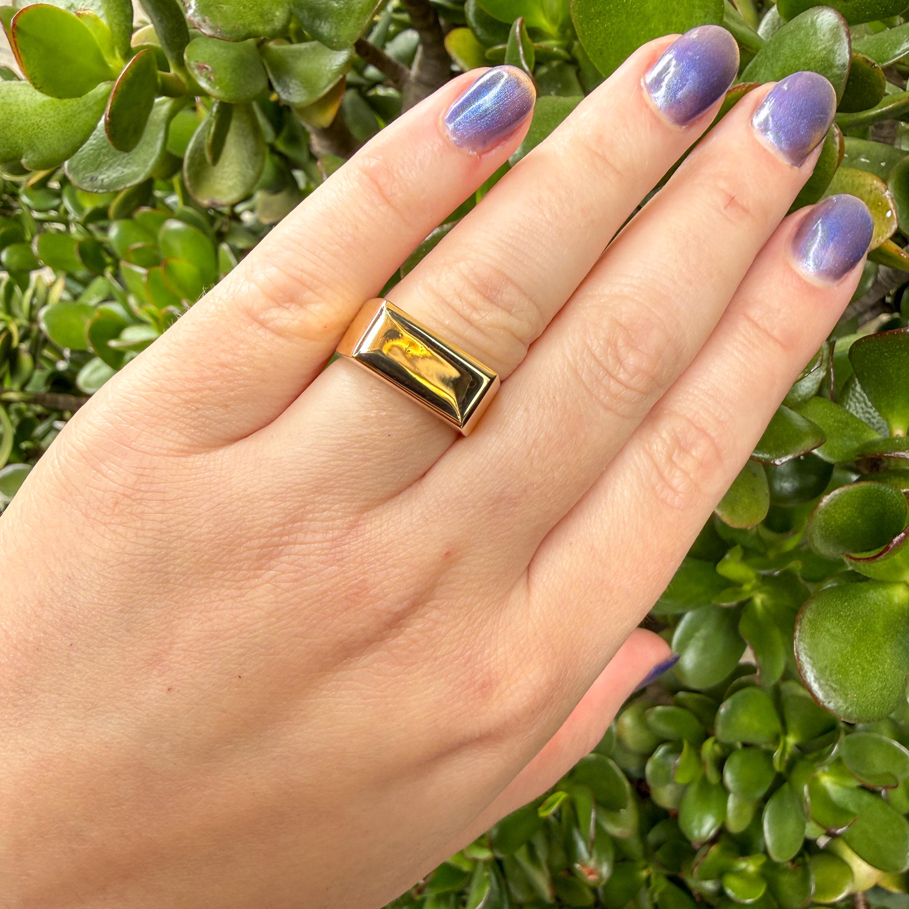Georg Jensen 18K Geometric Ring