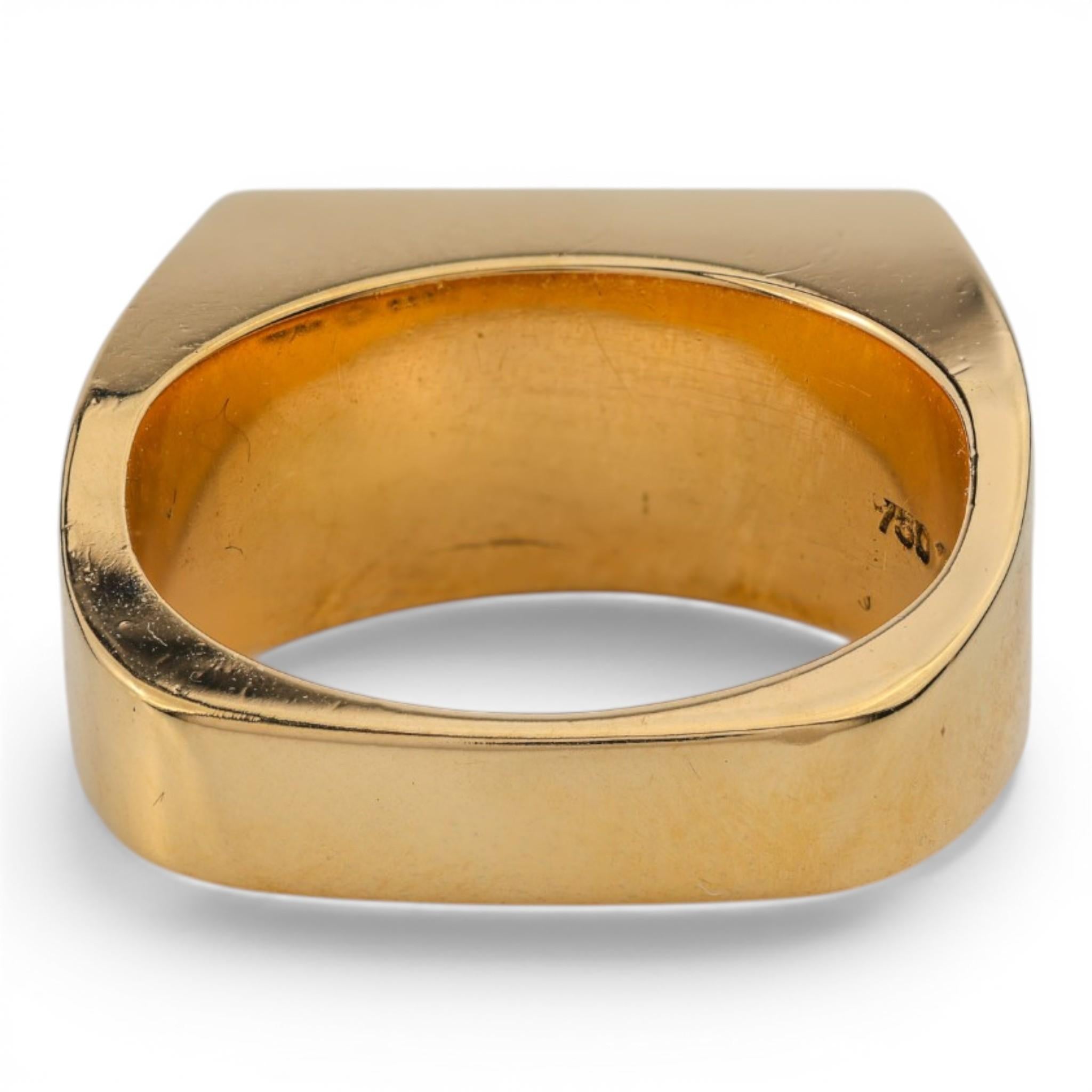 Georg Jensen 18K Geometric Ring