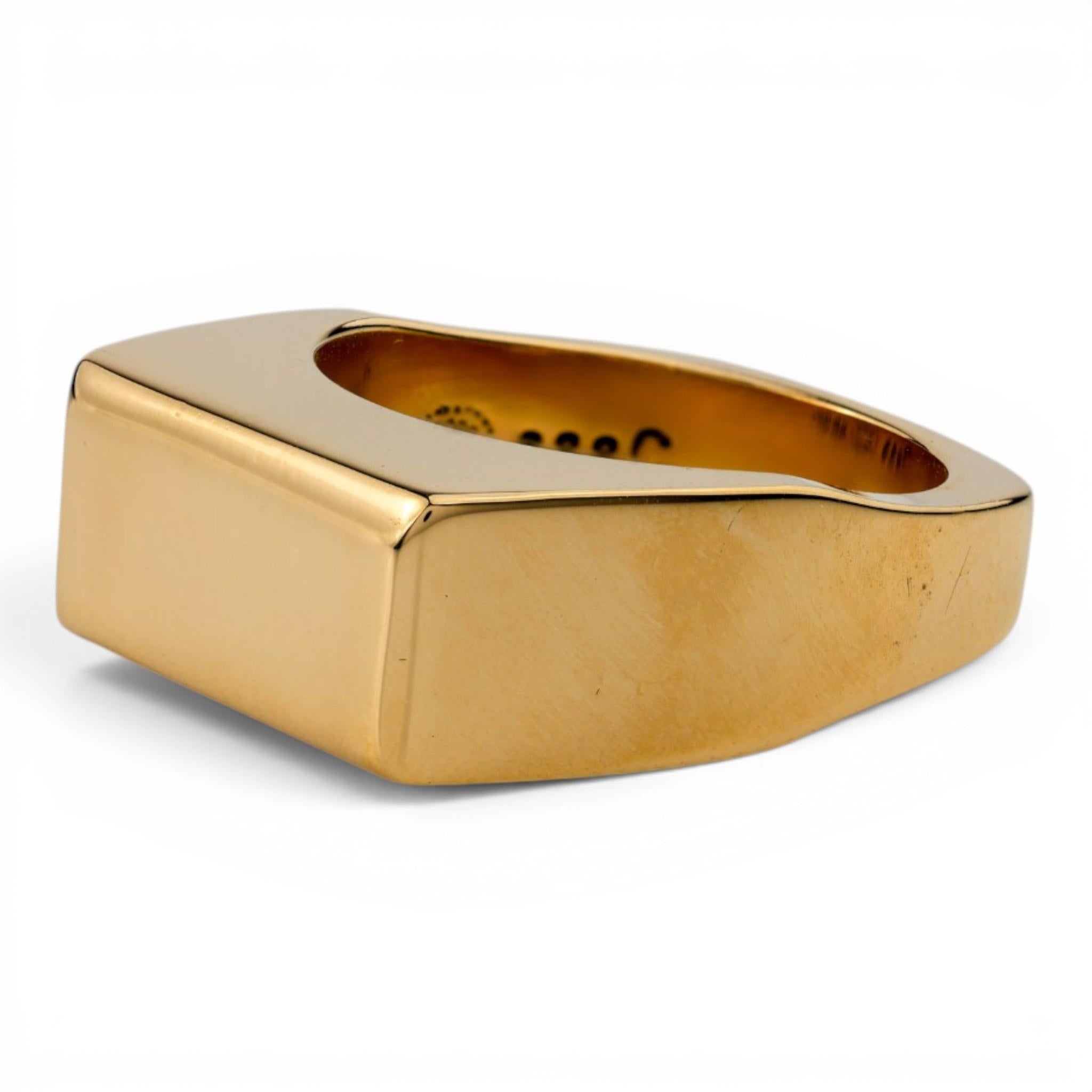 Georg Jensen 18K Geometric Ring