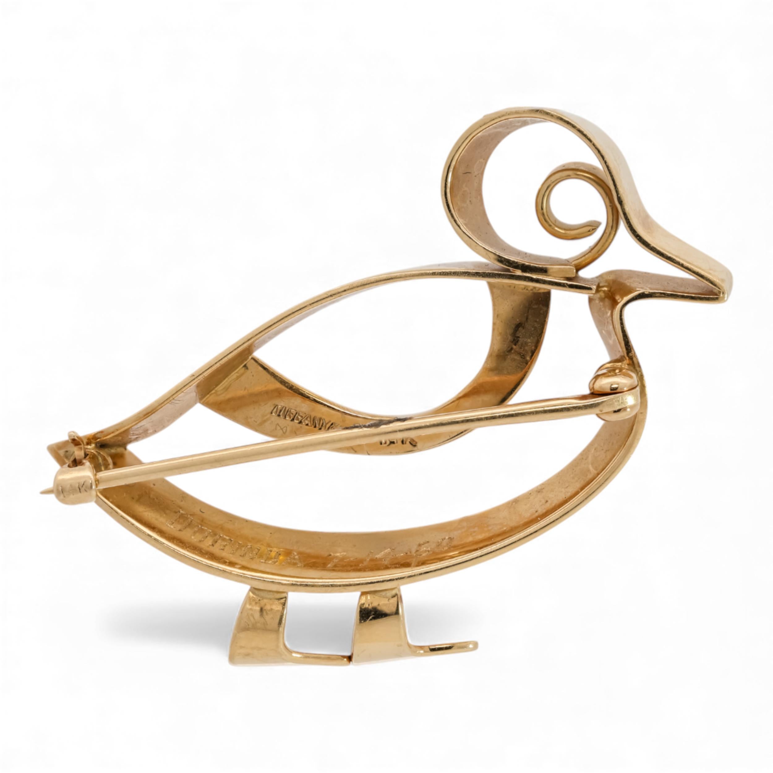 Tiffany & Co. Retro Duck Brooch