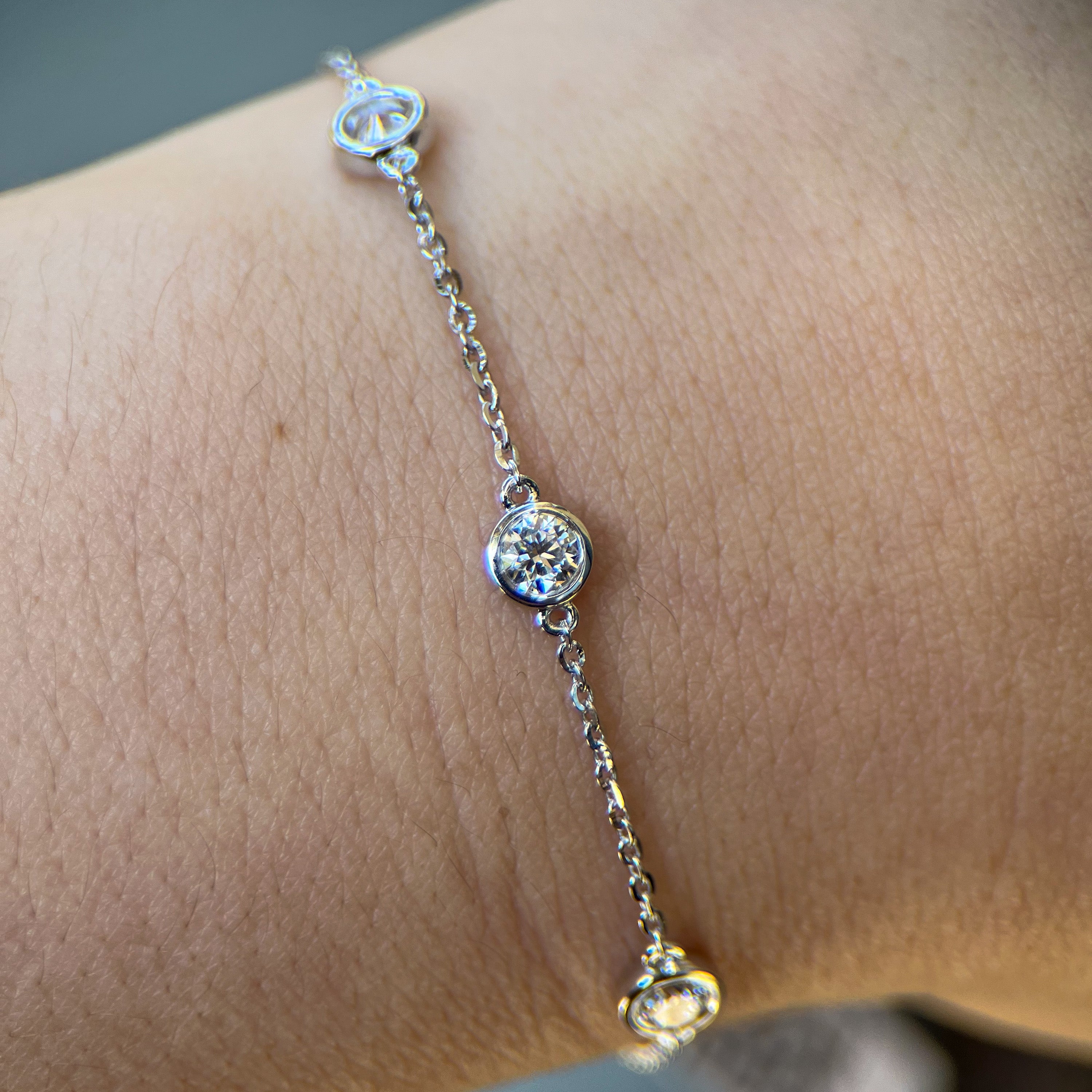 M & Co. Diamond Station Bracelet