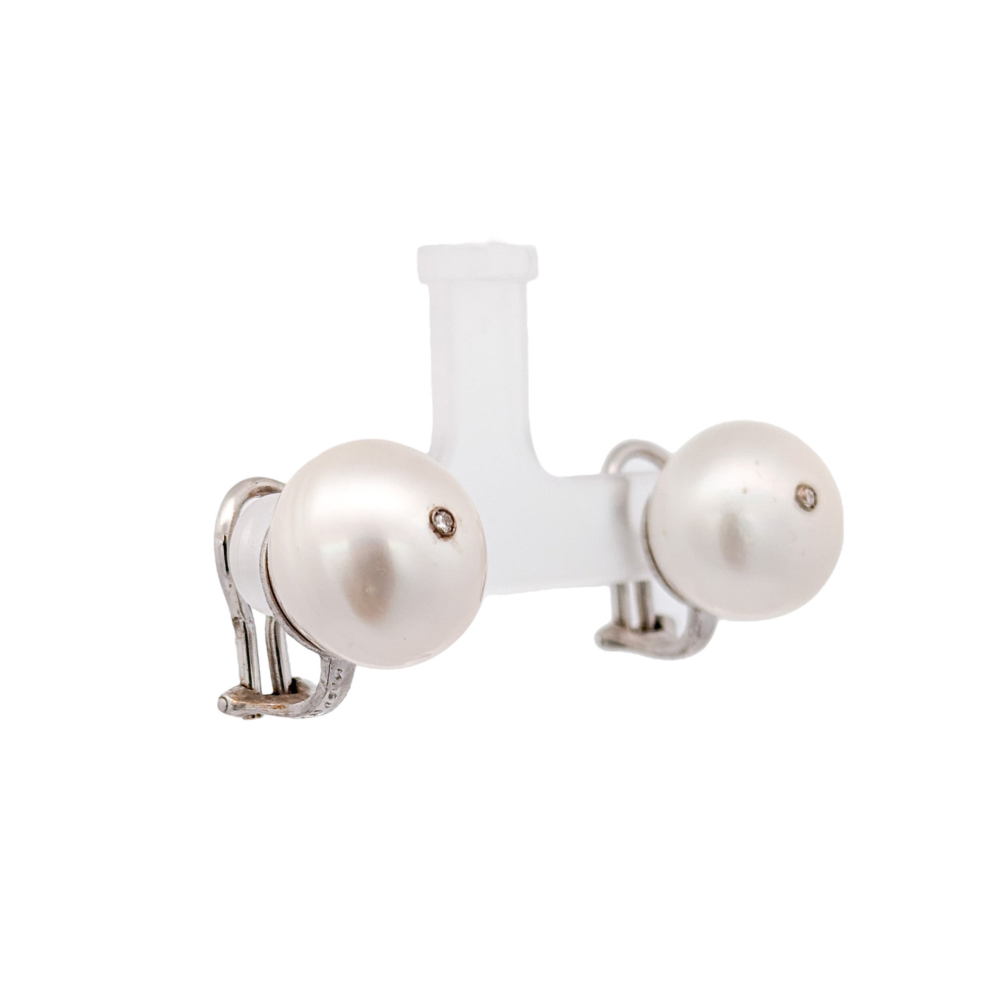 Mario Buccellati Pearl & Diamond Earrings