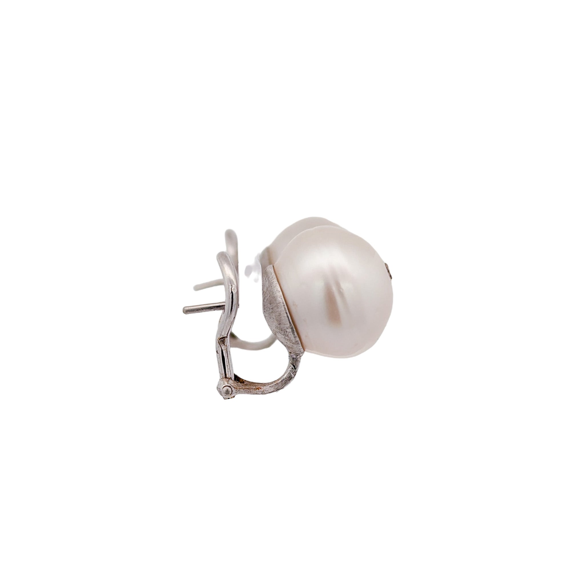 Mario Buccellati Pearl & Diamond Earrings