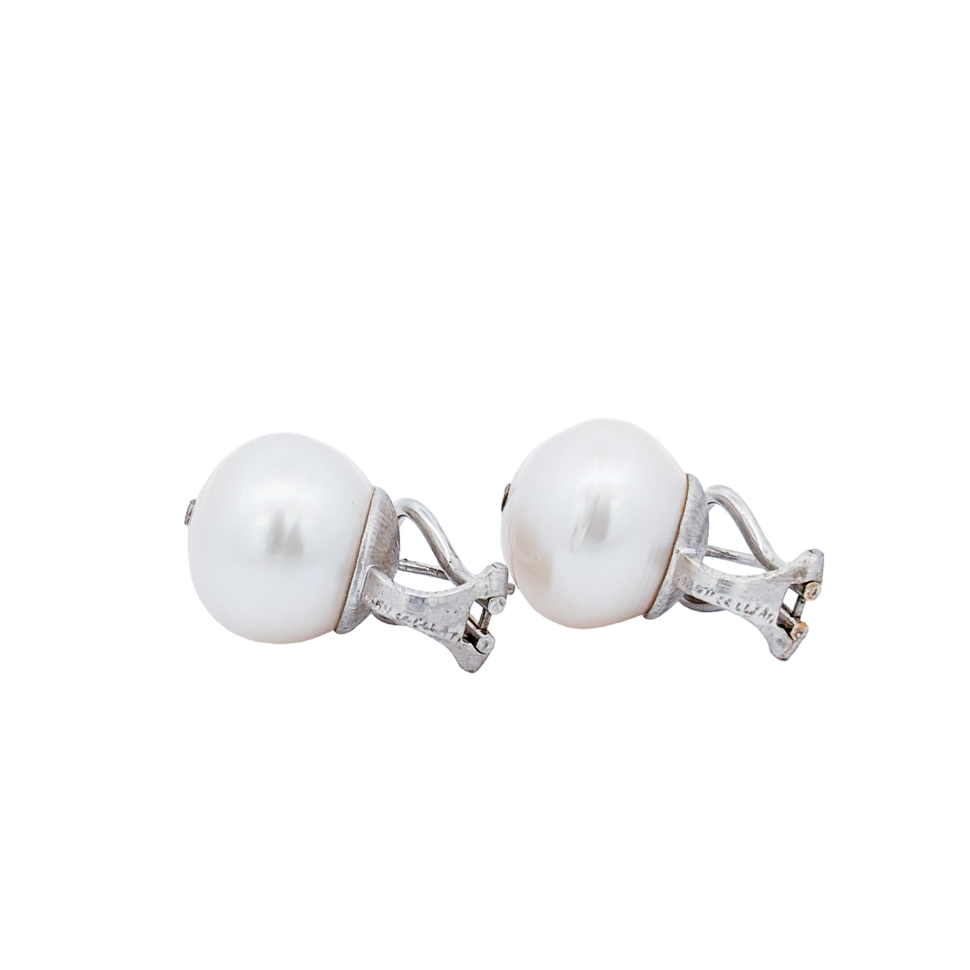 Mario Buccellati Pearl & Diamond Earrings