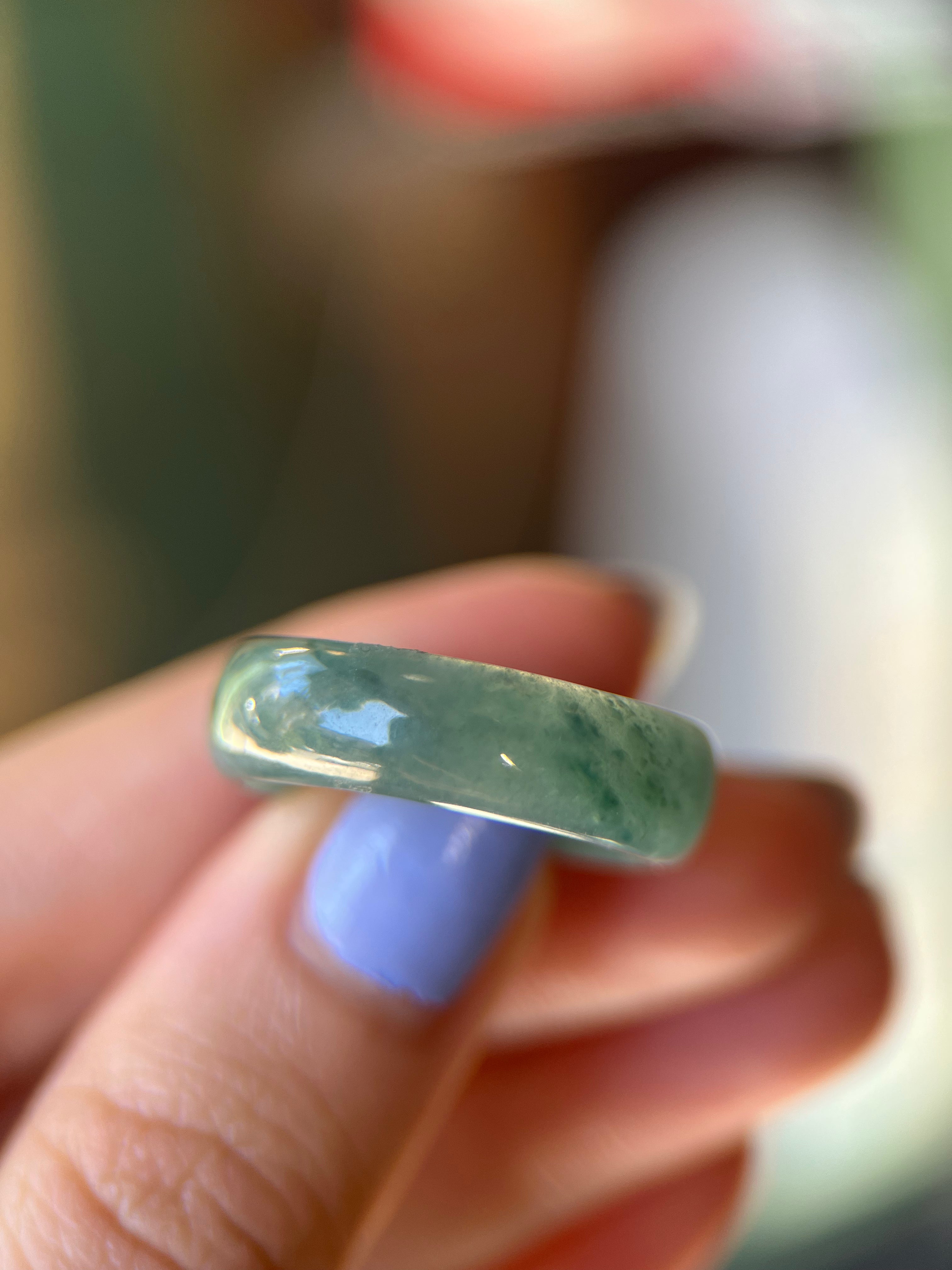 7.1 mm Jade Band Size 10.75