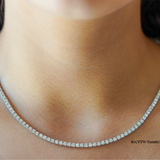 M & Co. Diamond Tennis Necklace