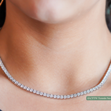 M & Co. Diamond Tennis Necklace