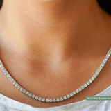 M & Co. Diamond Tennis Necklace