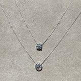 M & Co. Bezel & Prong Diamond Pendant Necklace