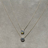 M & Co. Bezel & Prong Diamond Pendant Necklace