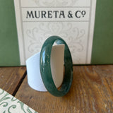 ICY Green Blue Guatemalan Honey Jade Bangle 60mm