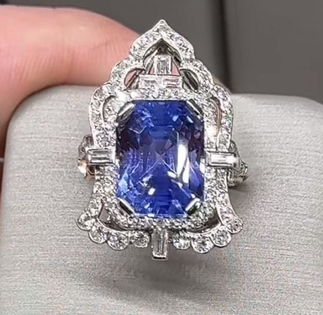 GIA 15.36 CT Color Change Sri-Lankan Sapphire