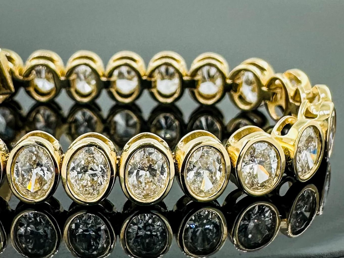 M & Co. Oval Bezel Bracelet