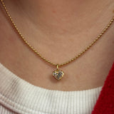 M & Co. Heart Diamond Pendant Necklace