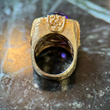 18k Katy Briscoe Amethyst Ring