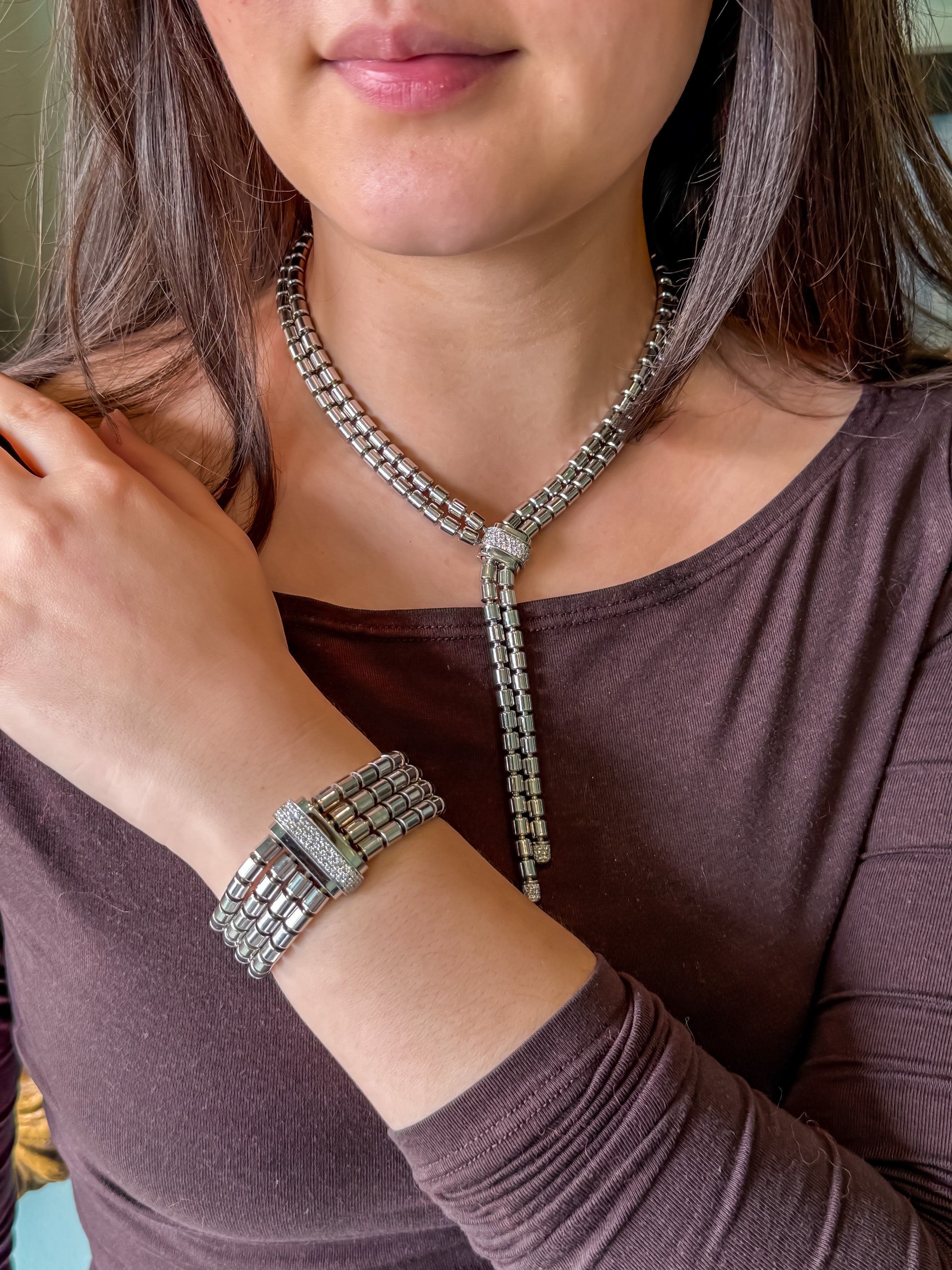 Vintage Piaget Possession Double Lariat Bandeau Necklace