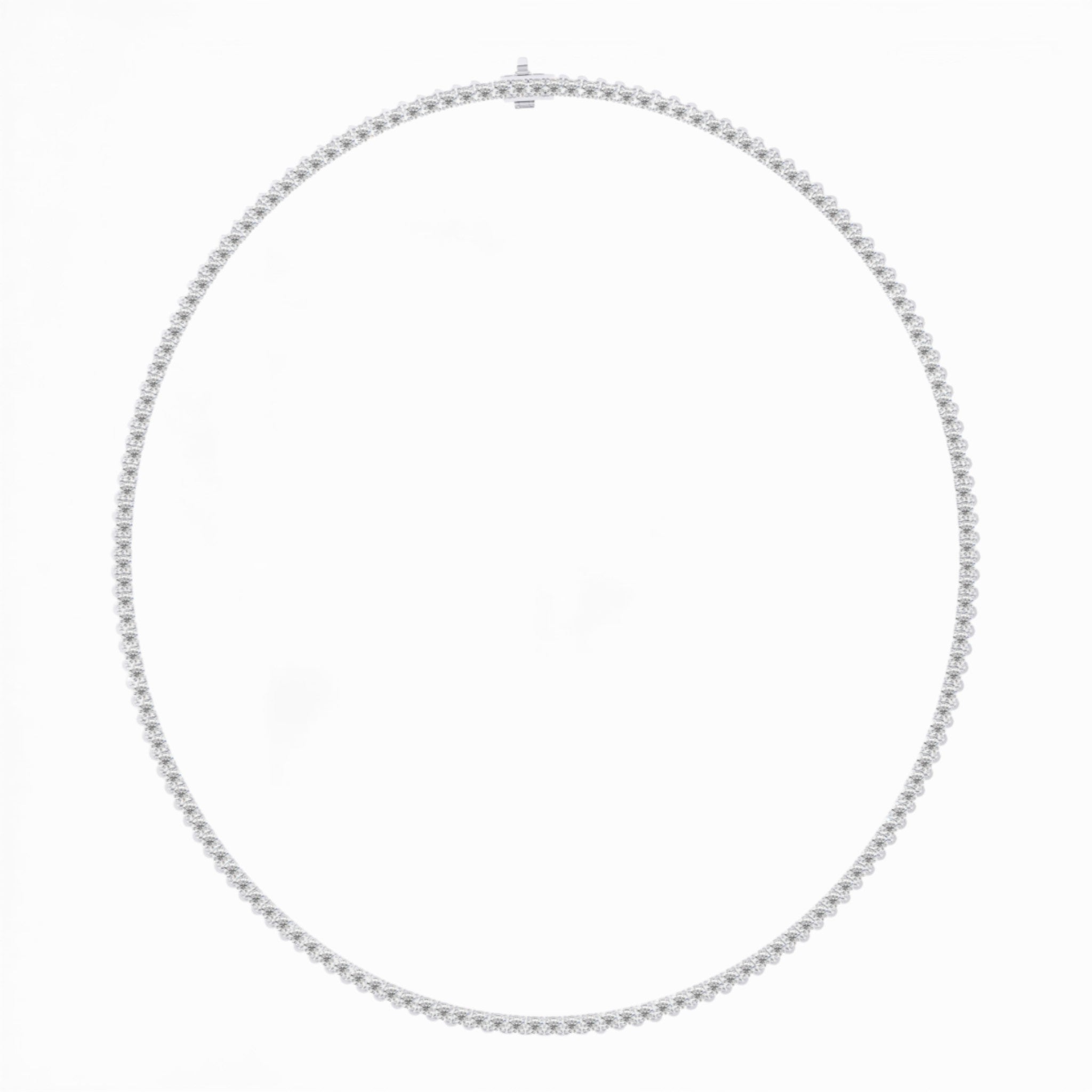 Lab Diamond Tennis Necklace