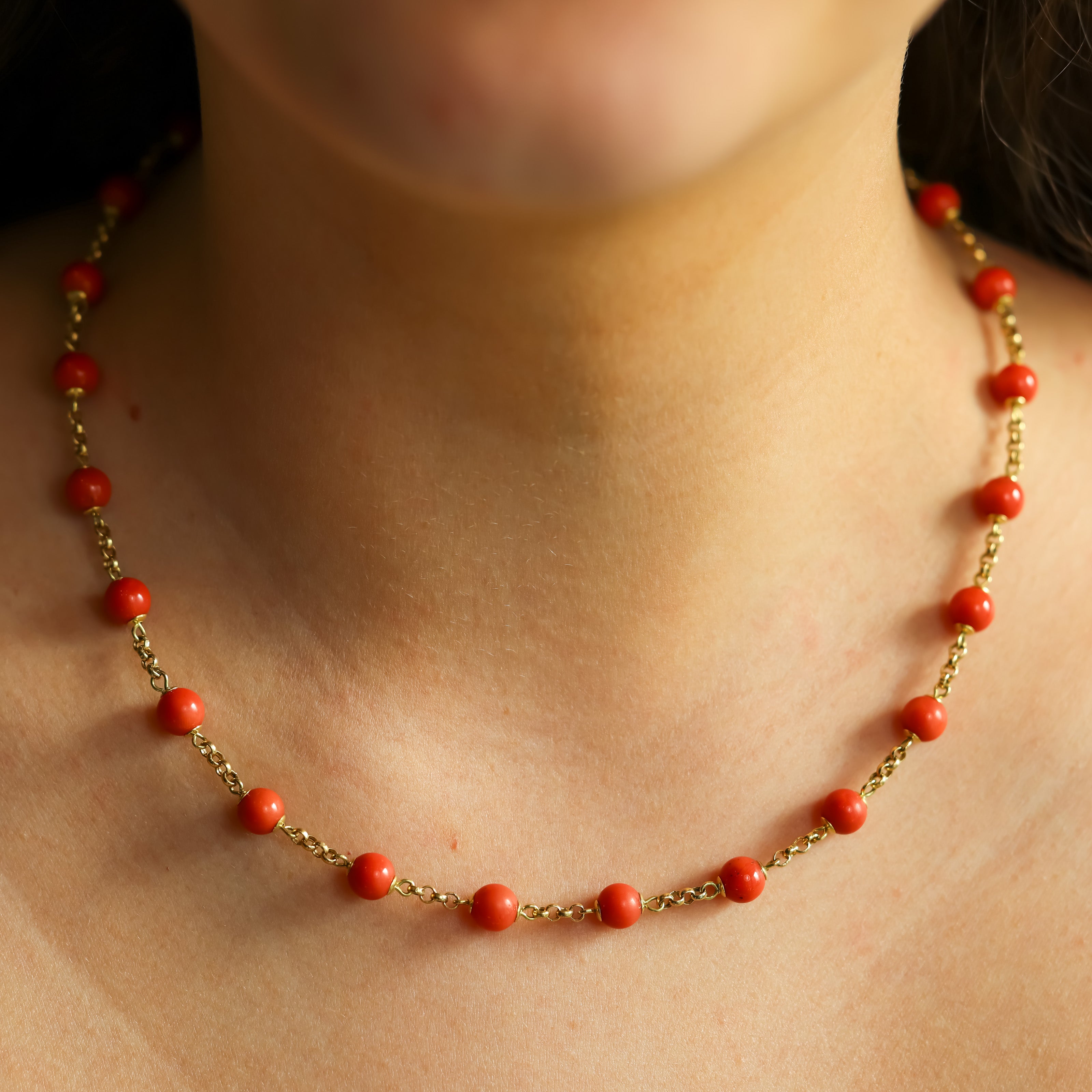 Coral Station Necklace