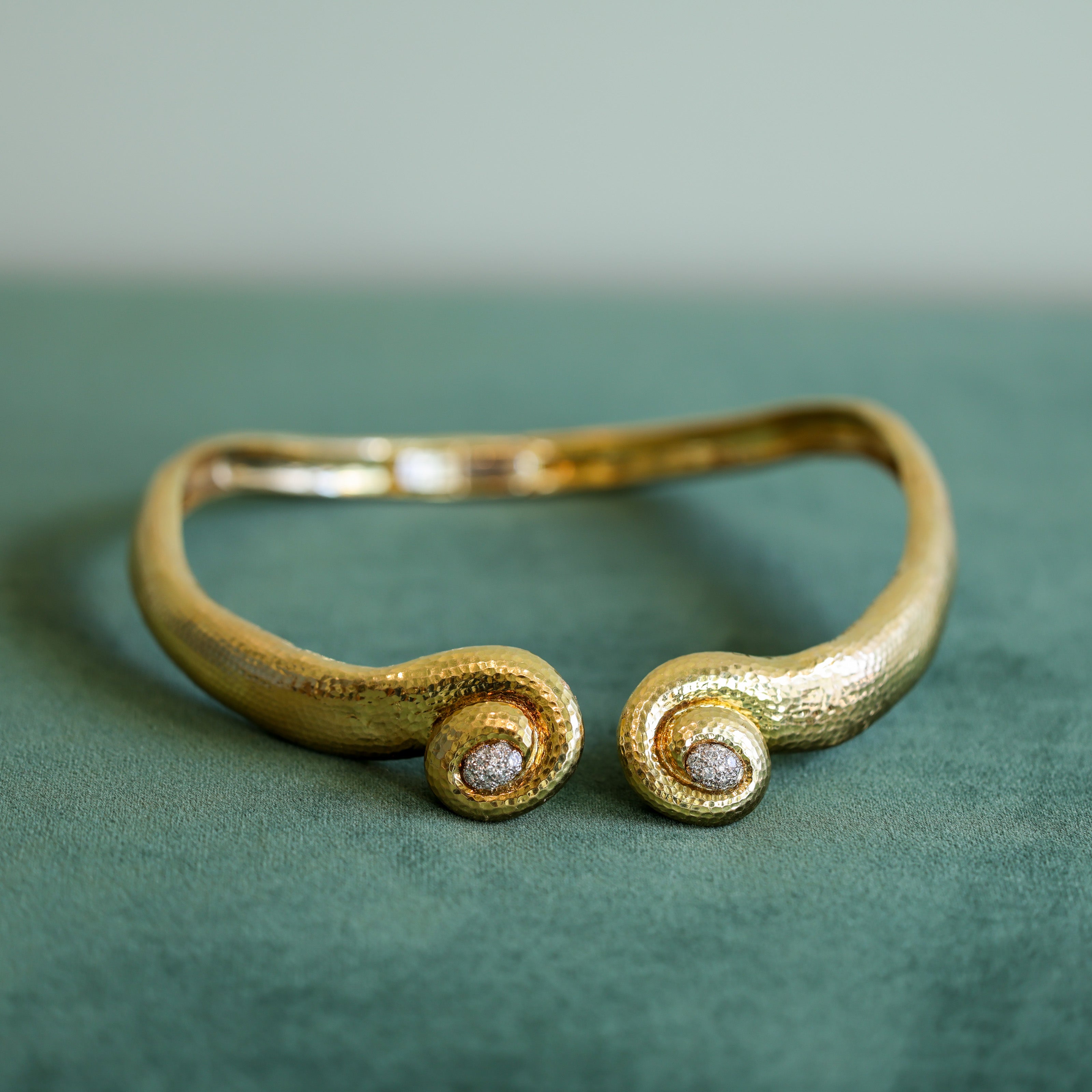 Vintage David Webb Diamond Scroll Collar