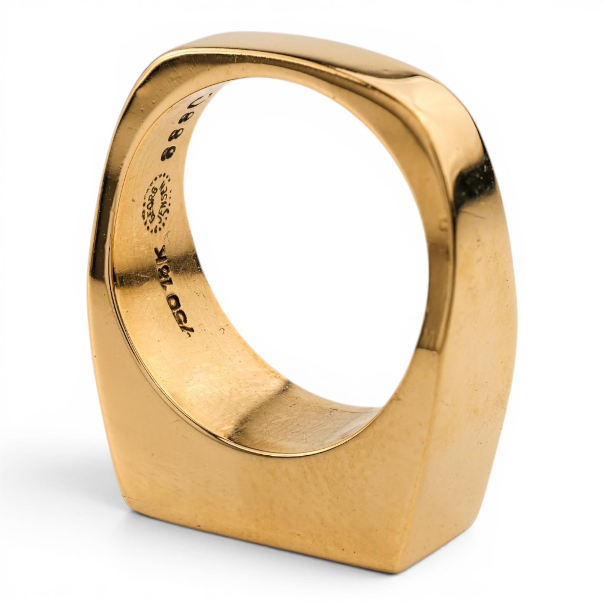 Georg Jensen 18K Geometric Ring