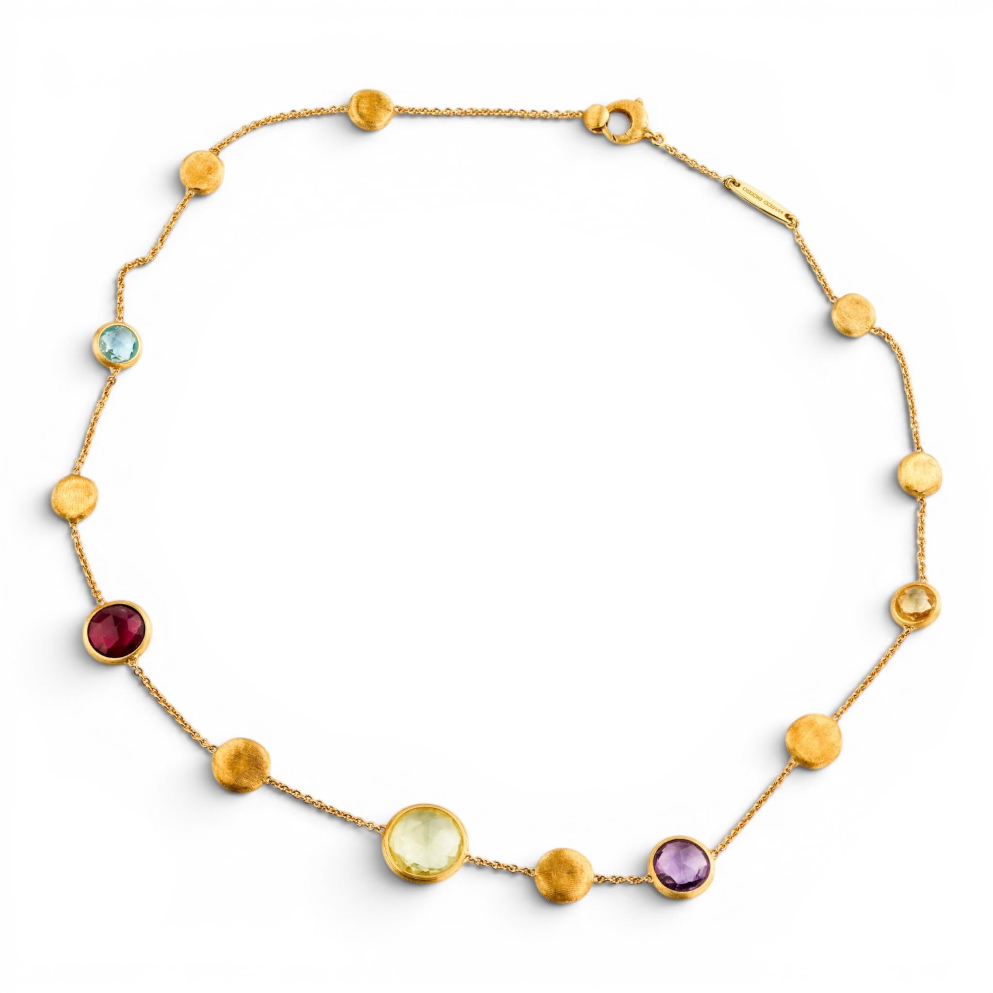 Marco Bicego 'Jaipur' Mixed Gemstone 18K Necklace