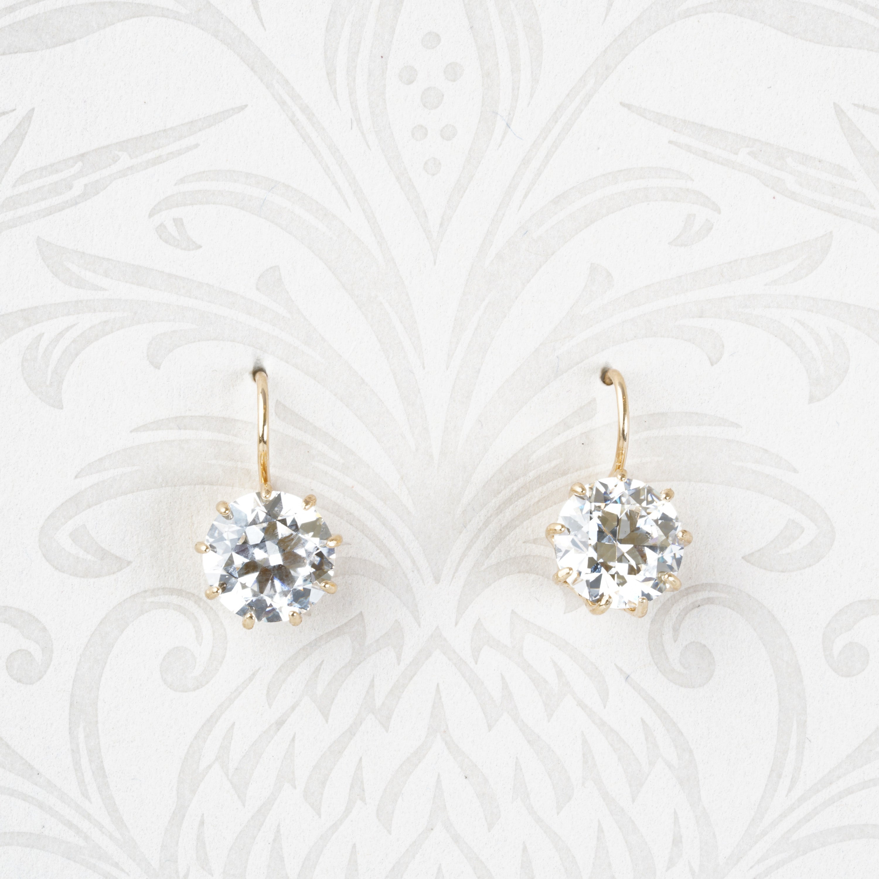 The Preeti Dormeuse Drop Earrings
