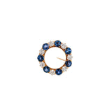 Edwardian Tiffany & Co. Yogo Gulch Montana Sapphire & Diamond Circle Brooch